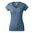 TRICOU FEMEI FIT V-NECK - DENIM - TRICOURI CU MÂNECĂ SCURTĂ - ÎMBRĂCĂMINTE