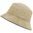 PĂLĂRIE DIN BUMBAC MB012 - KHAKI / NEAGRĂ - BUCKET HATS - ACCESORII