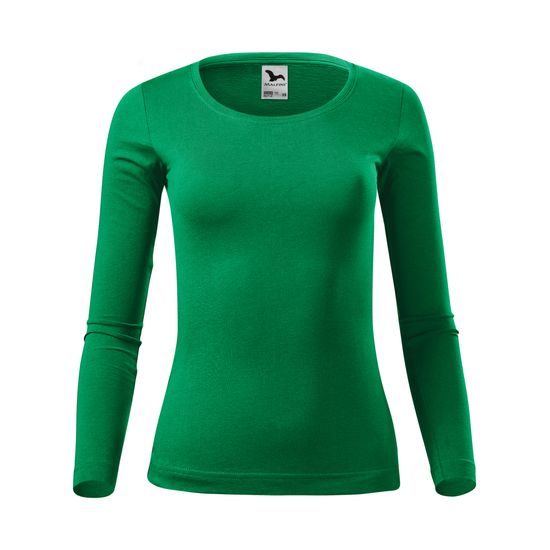 DÁMSKÉ TRIČKO S DLOUHÝM RUKÁVEM FIT-T LONG SLEEVE - TRIČKA S DLOUHÝM RUKÁVEM - OBLEČENÍ