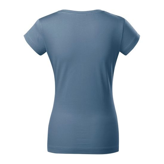 DÁMSKE TRIČKO FIT V-NECK - TRIČKÁ S KRÁTKYM RUKÁVOM - OBLEČENIE