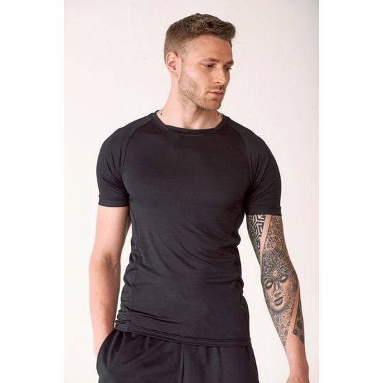 TRICOU SPORT SLIM-FIT PENTRU BĂRBAȚI - TRICOURI SPORT CU MÂNECI SCURTE - ECHIPAMENT SPORTIV