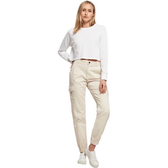 DÁMSKE CROP TOP TRIČKO S DLHÝM RUKÁVOM - CROP TOPY - OBLEČENIE