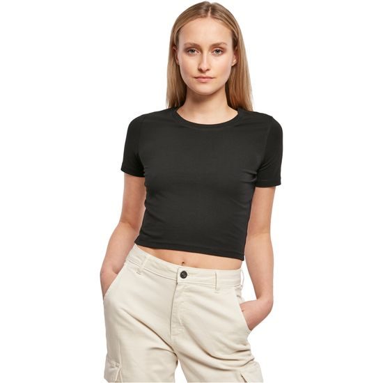 DÁMSKÉ CROP TOP TRIČKO S KRÁTKÝM RUKÁVEM - CROP TOPY - OBLEČENÍ