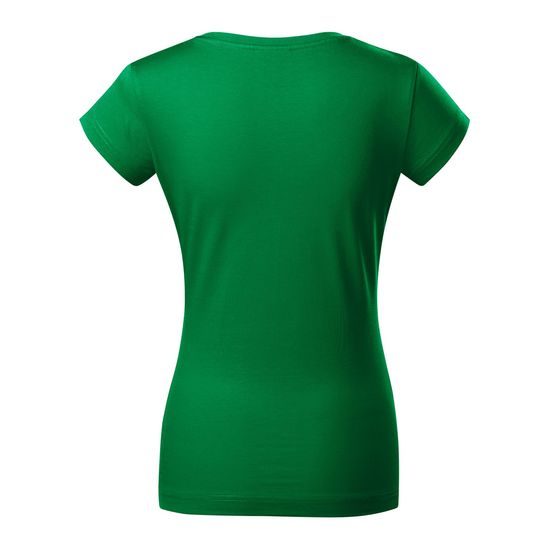 DÁMSKE TRIČKO FIT V-NECK - TRIČKÁ S KRÁTKYM RUKÁVOM - OBLEČENIE