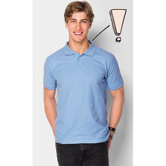 PIQUE TRICOU POLO BĂRBAȚI JOY - TRICOURI POLO - ÎMBRĂCĂMINTE