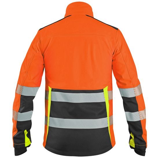 FÉRFI FÉNYVISSZAVERŐ SOFTSHELL DZSEKI CXS BENSON - FÉNYVISSZAVERŐ DZSEKIK - MUNKARUHÁZAT