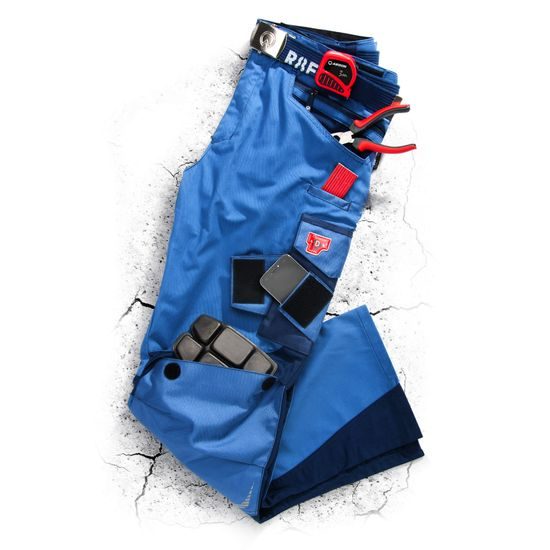 PANTALONI DE LUCRU R8ED - PANTALONI FĂRĂ BRETELE - HAINE DE LUCRU