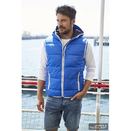 VESTA CU GLUGĂ DE BĂRBAȚI JN1076 - VESTE OUTDOOR - ECHIPAMENT SPORTIV