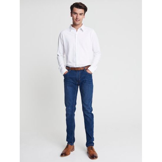 PÁNSKE DŽÍNSY SLIM FIT MAX - DŽÍNSY - OBLEČENIE