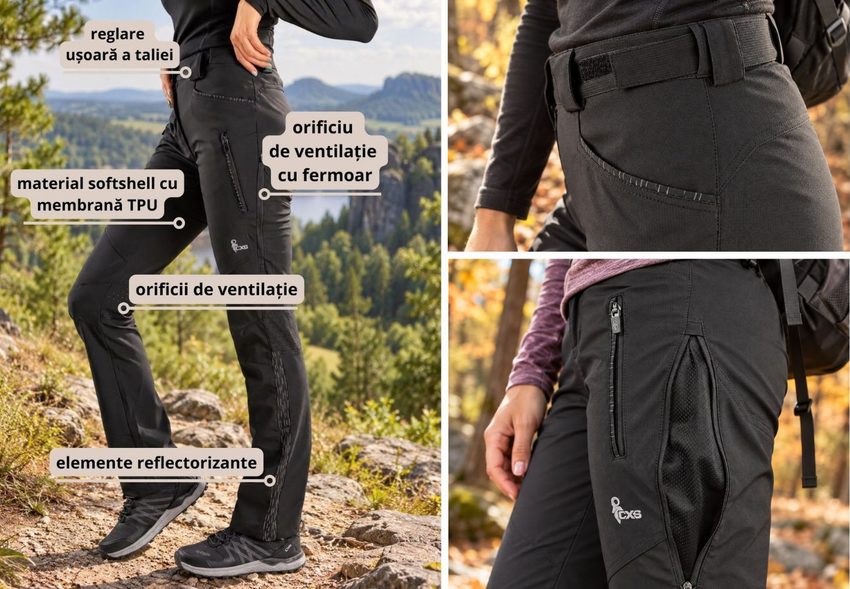 Pantaloni softshell femei CXS AKRON