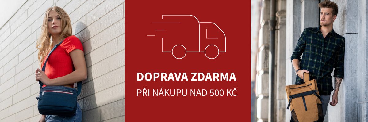 Doprava ZDARMA při nákupu nad 500 Kč