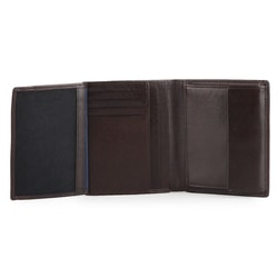 În interior are 10 compartimente pentru carduri, 2 compartimente pentru bancnote, un buzunar pentru monede și alte 7 compartimente pentru documente. În interior are 10 compartimente pentru carduri, 2 compartimente pentru bancnote, un buzunar pentru monede și alte 7 compartimente pentru documente.