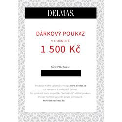 DELMAS DÁRKOVÝ POUKAZ 1 500 KČ - DÁRKOVÉ ŠEKY