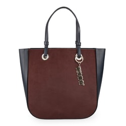 Geantă shopper de piele pentru damăTommy Twist AW0AW06035 TOMMY HILFIGER, GEANTĂ SHOPPER DE PIELE PENTRU DAMĂTOMMY TWIST AW0AW06035 - GENȚI SHOPPER
