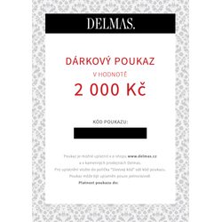 DELMAS DÁRKOVÝ POUKAZ 2 000 KČ - DÁRKOVÉ ŠEKY