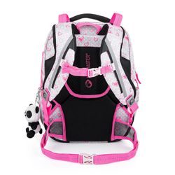 Školní tříkomorový batoh BETA 22 B panda 23 l BAGMASTER, ŠKOLNÍ TŘÍKOMOROVÝ BATOH BETA 22 B PANDA 23 L - ŠKOLNÍ A DĚTSKÉ BATOHY