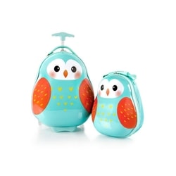 Sada batohu a príručného kufra Travel Tots Lightweight Kids Owl HEYS, SADA BATOHU A PRÍRUČNÉHO KUFRA TRAVEL TOTS LIGHTWEIGHT KIDS OWL - DETSKÁ BATOŽINA