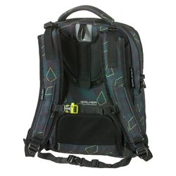 Školní batoh Campus Evo 2.0 Green Polygon 30 l WALKER BY SCHNEIDERS, ŠKOLNÍ BATOH CAMPUS EVO 2.0 GREEN POLYGON 30 L - ŠKOLNÍ A DĚTSKÉ BATOHY