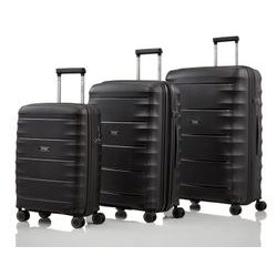 Sada cestovních kufrů Highlight 4w S + M + L Black TITAN, SADA CESTOVNÍCH KUFRŮ HIGHLIGHT 4W S + M + L BLACK - SADY CESTOVNÍCH KUFRŮ