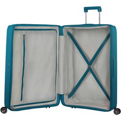 Úložný priestor disponuje fixačnými popruhmi a textilnou deliacou priečkou s vreckom na zips. Podšívka je navyše vyberateľná a máte možnosť ju prať (iba ručné pranie). Úložný priestor disponuje fixačnými popruhmi a textilnou deliacou priečkou s vreckom na zips. Podšívka je navyše vyberateľná a máte možnosť ju prať (iba ručné pranie).