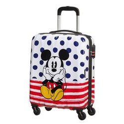 Farebný kufor z kolekcie Disney Legends od značky American Tourister inšpirovaný svetom Walta Disneyho.