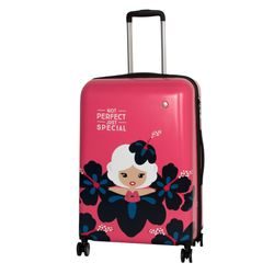 Cestovní kufr Lil' Ledy 4w M hardcase Coral 74248-88 76/87 l TRAVELITE, CESTOVNÍ KUFR LIL' LEDY 4W M HARDCASE CORAL 74248-88 76/87 L - SKOŘEPINOVÉ KUFRY