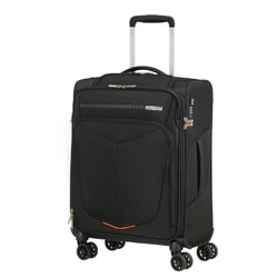 Kabínový cestovný kufor z kolekcie Summerfunk od značky American Tourister vhodný na niekoľkodenný pobyt. Kabínový cestovný kufor z kolekcie Summerfunk od značky American Tourister vhodný na niekoľkodenný pobyt.