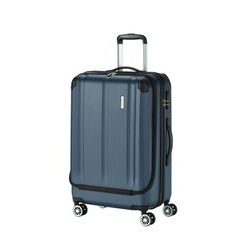 Škrupinový cestovný kufor City 4w Business wheeler M Navy 44 l TRAVELITE, ŠKRUPINOVÝ CESTOVNÝ KUFOR CITY 4W BUSINESS WHEELER M NAVY 44 L - ŠKRUPINOVÉ KUFRE