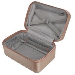 Carcasă cosmetică Barbara Glint Beauty Case Rose metalizat TITAN, CARCASĂ COSMETICĂ BARBARA GLINT BEAUTY CASE ROSE METALIZAT - GENȚI PENTRU COSMETICE