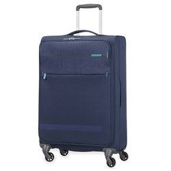 Troler textil de dimensiuni medii din colecția Herolite marca American Tourister potrivit pentru o călătorie de o săptămână. Troler textil de dimensiuni medii din colecția Herolite marca American Tourister potrivit pentru o călătorie de o săptămână.