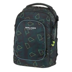 Školní batoh Campus Evo 2.0 Green Polygon 30 l WALKER BY SCHNEIDERS, ŠKOLNÍ BATOH CAMPUS EVO 2.0 GREEN POLYGON 30 L - ŠKOLNÍ A DĚTSKÉ BATOHY