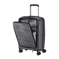 Kabínový cestovný kufor Motion S Front pocket Anthracite 43 l TRAVELITE, KABÍNOVÝ CESTOVNÝ KUFOR MOTION S FRONT POCKET ANTHRACITE 43 L - PRÍRUČNÁ BATOŽINA