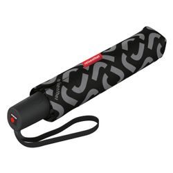Skladací automatický dáždnik Pocket Duomatic Signature Black REISENTHEL, SKLADACÍ AUTOMATICKÝ DÁŽDNIK POCKET DUOMATIC SIGNATURE BLACK - DÁŽDNIKY