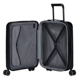 Úložný priestor disponuje deliacou priečkou na zips a fixačnými popruhmi, ktoré udržia obsah kufra na svojom mieste. Úložný priestor disponuje deliacou priečkou na zips a fixačnými popruhmi, ktoré udržia obsah kufra na svojom mieste.
