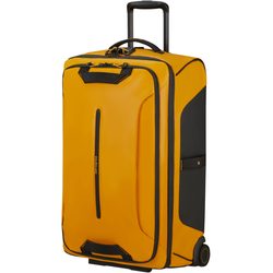 Nepromokavá středně velká cestovní taška na kolečkách Ecodiver od značky Samsonite vyrobená z recyklovaných materiálů se speciálním důrazem na komfort a bezpečnost.