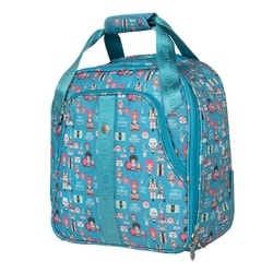 Textilní kabinový kufr Lil' Ledy 2w S underseater Turquoise 35 l TRAVELITE, TEXTILNÍ KABINOVÝ KUFR LIL' LEDY 2W S UNDERSEATER TURQUOISE 35 L - LÁTKOVÉ KUFRY