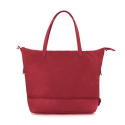 Dámská skládací cestovní taška HiLite Zip Packaway Tote Red/Grey HEYS, DÁMSKÁ SKLÁDACÍ CESTOVNÍ TAŠKA HILITE ZIP PACKAWAY TOTE RED/GREY - CESTOVNÍ TAŠKY