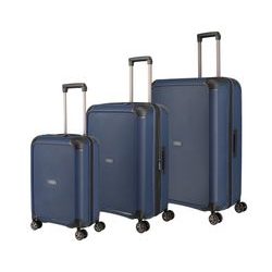 Sada cestovních kufrů Compax 4w S + M + L Navy TITAN, SADA CESTOVNÍCH KUFRŮ COMPAX 4W S + M + L NAVY - SADY CESTOVNÝCH KUFROV
