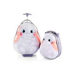 Set de rucsac și carcasă Travel Kids Lightweight Kids Elephant HEYS, SET DE RUCSAC ȘI CARCASĂ TRAVEL KIDS LIGHTWEIGHT KIDS ELEPHANT - GENȚI DE COPII