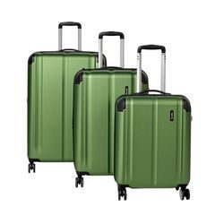 Sada cestovních kufrů City 4w S + M + L Green TRAVELITE, SADA CESTOVNÍCH KUFRŮ CITY 4W S + M + L GREEN - SADY CESTOVNÝCH KUFROV