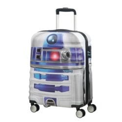 Barevné zavazadlo z kolekce Wavebreaker Star Wars od značky American Tourister inspirované světem Hvězdných válek. Barevné zavazadlo z kolekce Wavebreaker Star Wars od značky American Tourister inspirované světem Hvězdných válek.