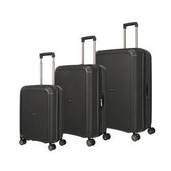 Sada cestovních kufrů Compax 4w S + M + L Black TITAN, SADA CESTOVNÍCH KUFRŮ COMPAX 4W S + M + L BLACK - SADY CESTOVNÍCH KUFRŮ
