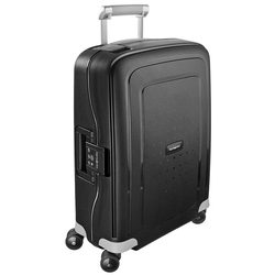 Bagaj de mână cu carcasă rigidă din colecția S'Cure marca Samsonite potrivit pentru o călătorie de câteva zile.