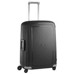 Troler de dimensiune medie din colecția S'Cure marca Samsonite potrivit pentru o călătorie de o săptămână.