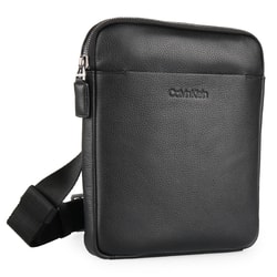 Pánská kožená taška přes rameno iPad Crossover K50K504350 CALVIN KLEIN, PÁNSKÁ KOŽENÁ TAŠKA PŘES RAMENO IPAD CROSSOVER K50K504350 - TAŠKY PŘES RAMENO