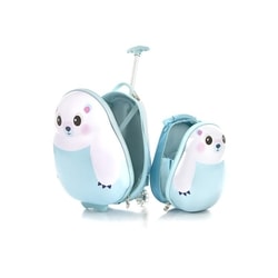 Set de rucsac și valiză de cabină Travel Tots Kids Polar Bear HEYS, SET DE RUCSAC ȘI VALIZĂ DE CABINĂ TRAVEL TOTS KIDS POLAR BEAR - GENȚI DE COPII