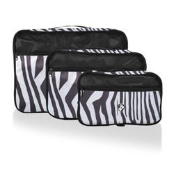 Organizéry do zavazadla Exotic Packing Cube Set Zebra – sada 3 ks HEYS, ORGANIZÉRY DO ZAVAZADLA EXOTIC PACKING CUBE SET ZEBRA – SADA 3 KS - CESTOVNÉ PRÍSLUŠENSTVO