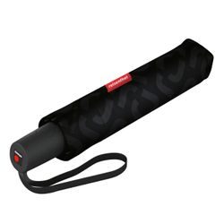 Skladací automatický dáždnik Pocket Duomatic Signature Black Hot Print REISENTHEL, SKLADACÍ AUTOMATICKÝ DÁŽDNIK POCKET DUOMATIC SIGNATURE BLACK HOT PRINT - DÁŽDNIKY