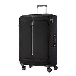 Velký látkový cestovní kufr Popsoda od značky Samsonite s prodlouženou pětiletou zárukou, TSA zámkem a expandérem pro navýšení objemu.