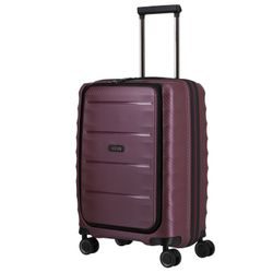 Kabínový cestovný kufor Highlight 4w S Front pocket Merlot 42 l TITAN, KABÍNOVÝ CESTOVNÝ KUFOR HIGHLIGHT 4W S FRONT POCKET MERLOT 42 L - PRÍRUČNÁ BATOŽINA